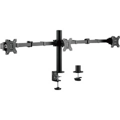 Logilink Triple Monitor mount, 17"-27", steel, 360° VESA plate, arm length: 640mm