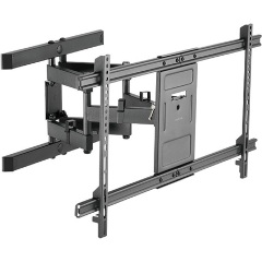 Logilink TV Wall mount, 43"-90", tilt +3°-15°,swievel +-60°, 428mm