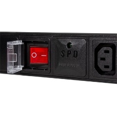 LogiLink PDU8A02 19" PDU 8db C13 rack elosztó fekete LogiLink PDU8A02 19" PDU 8db C13 rack elosztó fekete