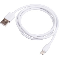 Akyga AK-USB-30 Lightning -> USB-A 2.0 M/M adatkábel 1m fehér