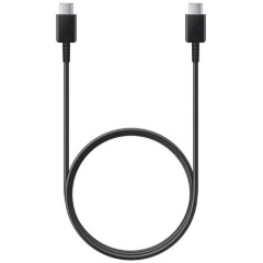 SAMSUNG adatkábel (Type-C - Type-C, gyorstöltő, 100cm) FEKETE (Gigapack csomagolás)