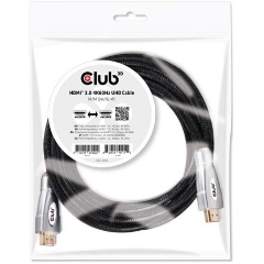 Club 3D HDMI 2.0 -> HDMI 2.0 M/M video kábel 5m fekete