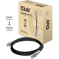 Club 3D HDMI 2.0 -> HDMI 2.0 M/M video kábel 1m fekete 30AWG