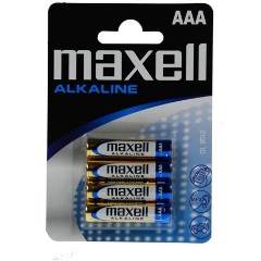 Maxell tartós AAA (LR03) alkáli elem 4db