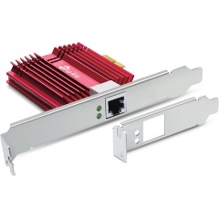 TP-Link TX401 10Gb/s PCIe x4 RJ45 hálózati adapter low profile +1,5m CAT6 kábel