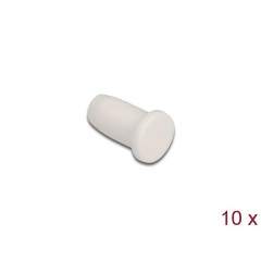 Delock Porvédő tető száloptika csatlakozóhoz, 1,25 mm-es kupakkal 10 db. Fehér
