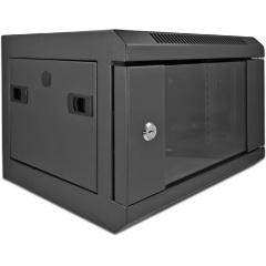 Delock 43379 hálózati eszköz 4U 10" fali rack szekrény fekete