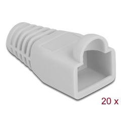 Delock RJ45 törésgátló szürke 20db