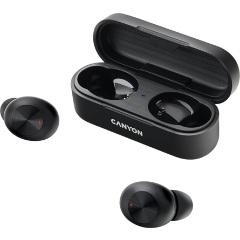 Canyon TWS-1 True Wireless vízálló fülhallgató headset fekete