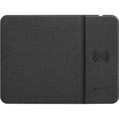 CANYON Mouse Mat with wireless charger, Input 5V/2A,9V2A Output 5W/7.5W/10W, 324*244*6mm, Micro USB cable length 1m, Bla
