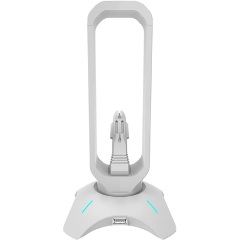Gaming 3 in 1 Headset stand, Bungee and USB 2.0 hub, 2 USB hub, 1.5m standard USB to USB 5mm PVC cable, Weighted design
