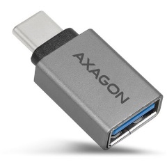 Axagon USB-C -> USB-A 2.0 M/F adapter szürke