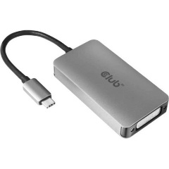 Club 3D CAC-1510-A USB-C -> DVI-D Dual Link M/F adapter 0.15m ezüst
