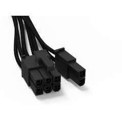 be quiet! CP-6610 Power 6+2pin PCIe -> Power 6+2pin PCIe F/F tápkábel 0.6m fekete
