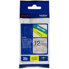 Brother TZEMPSL31 tape 12mm Silver lace pattern tape festékszalag