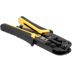 Delock 90520 általános krimpelő szerszám kábelcsupaszolóval 8P (RJ45) vagy 6P (RJ12/11) apa plugokhoz szerszám