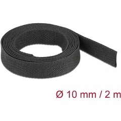 Delock Anyag hőre zsugorodó cső 2 m x 10 mm szugorodási arány 2:1 fekete Delock Anyag hőre zsugorodó cső 2 m x 10 mm szugorodási arány 2:1 fekete