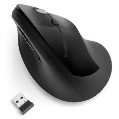 Kensington Pro Fit Ergo optikai vezeték nélküli vertikális egér fekete