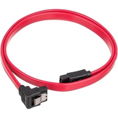 Akyga AK-CA-51 SATA3 -> SATA3 F/F adatkábel 0.5m piros 90°