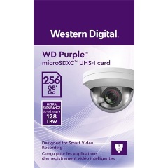 Western Digital 256GB Purple SC QD101 Ultra Endurance microSDXC memóriakártya BOX lila