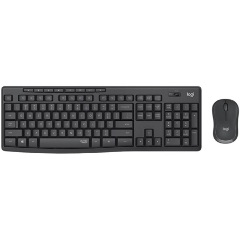 Logitech Billentyűzet + egér - MK295 Silent Vezeték Nélküli Combo magyar, Grafitszürke