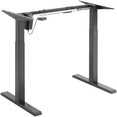 Logilink Sit-Stand Desk Frame, single motor, black