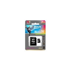 Silicon Power 32GB Elite adapteres UHS-1 U1 microSDHC memóriakártya BOX fekete