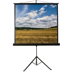 FUNSCREEN 111" (1:1) manuális hordozható vetítővászon (Tripod, Méret: 200x200 cm, Látható méret: 196x196 cm)