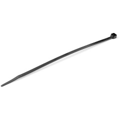 StarTech CBMZT8B 100 PACK 8" CABLE TIES -BLACK NYLON ZIP TIE WRAPS UL TAA kábelkötegelő fekete 100db