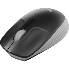 Logitech M190 optikai vezeték nélküli egér fekete-szürke
