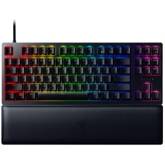 Razer Huntsman V2 Tenkeyless USB angol (US) gaming billentyűzet fekete (Optical Purple switch)