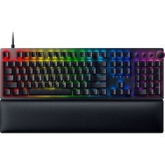 Razer Huntsman V2 Tenkeyless USB angol (US) gaming billentyűzet fekete (Optical Red switch)