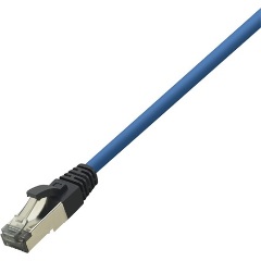 LogiLink PrimeLine RJ45 CAT8.1 S/FTP -> RJ45 CAT8.1 S/FTP M/M adatkábel 1m kék