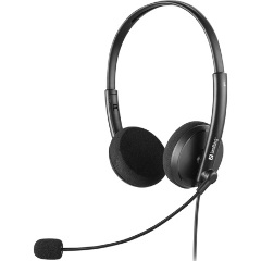 Sandberg MiniJack Office Saver fejhallgató headset fekete