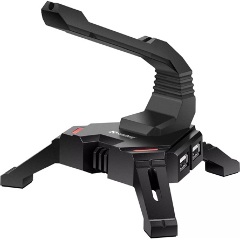 Sandberg 2-in-1 USB Hub Bungee 4-portos USB2.0 hub / egérkábel-rendező fekete