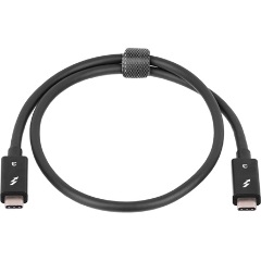 Akyga AK-USB-33 Thunderbolt 3 -> Thunderbolt 3 M/M adatkábel 0.5m fekete