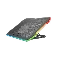 Trust GXT 1126 Aura RGB notebook hűtőpad / állvány fekete