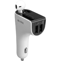 Rampage S-link SL-BT245 BT5.0 DC (12-24V) Bluetooth FM transmitter (microSD) + fülhallgató