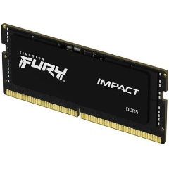 Kingston FURY Impact 16GB 4800MT/s DDR5 - SODIMM memória Non-ECC Unbuffered CL38 fekete