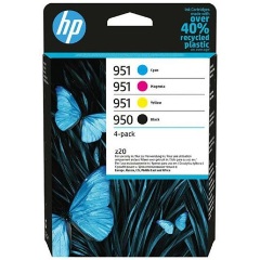 HP 950 Black 951 CMY Original Ink Cartridge 4-Pack tintapatron 4-color