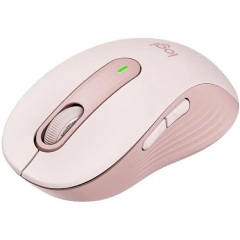 Logitech M650 Signature M optikai Bluetooth / vezeték nélküli egér rózsaszín