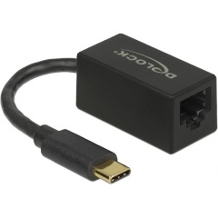 Delock AX88179A 1Gb/s USB-C RJ45 hálózati adapter