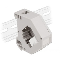 Delock 87163 USB-A 2.0 -> USB-A 2.0 F/F DIN rail adapter Keystone modullal fehér