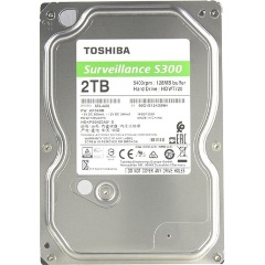 Toshiba S300 Surveillance 2TB 5400rpm 128MB SATA3 3,5" HDD OEM