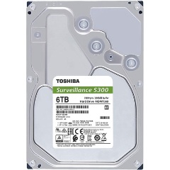 Toshiba S300 Surveillance 6TB 5400rpm 128MB SATA3 3,5" HDD OEM