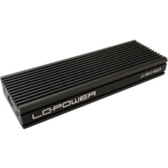 LC-Power LC-M2-C-MULTI-2 M.2 2280 PCIe NVMe / SATA3 USB3.2 Gen 2×1 C külső ház fekete