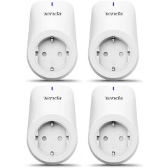 Tenda SP3 smart home 1db villásdugó CEE 7/3 (EU) konnektor aljzat fehér (4db)