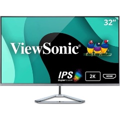 ViewSonic VX3276-mhd-3 31.5" IPS LED monitor fekete-ezüst 75Hz