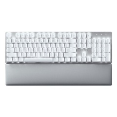 Razer Pro Type Ultra Bluetooth / vezeték nélküli angol (US) gaming Razer Yellow billentyűzet fehér