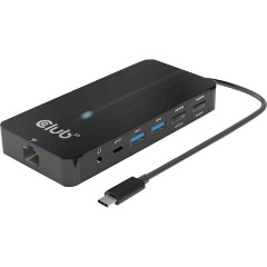 Club 3D CSV-1595 8-port USB-C dokkoló szürke